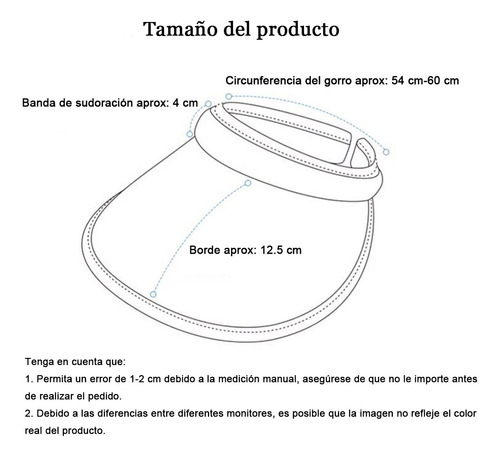 Sombrero Sol Uv Protección Gorra Deportiva De Moda Plegable