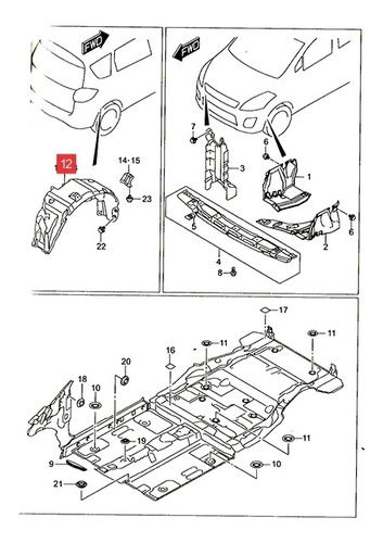 Buche Tras. Der. Suzuki Ertiga 2014-17