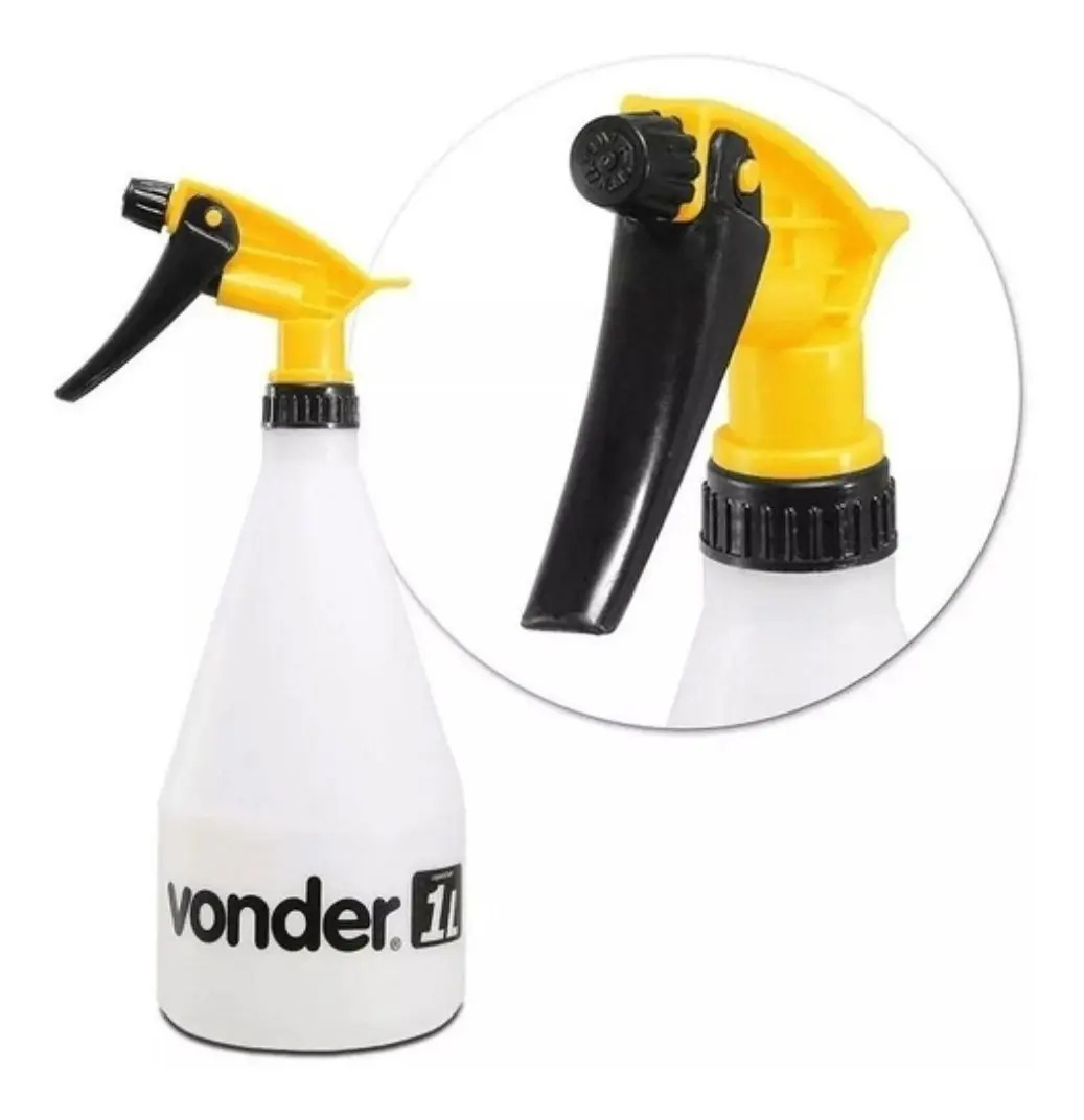 Pulverizador Borrifador Manual Spray 1 Litro Pu 010 Vonder Limpeza
