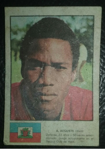 Figurita Munich 74 (mundial) Auguste (haiti)