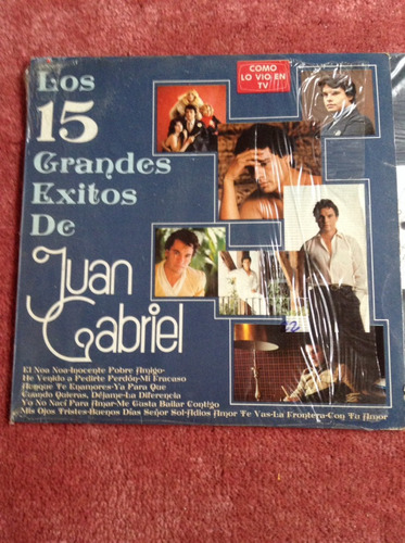 Lp Los 15 Grandes Exitos De Juan Gabriel