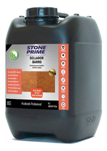 Sellador Para Barro, Arcillas Y Adobe - Brick Stone 5 Litros