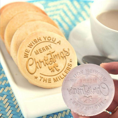 Sello Personalizado Para Galletas De Feliz N Avidad Con Tu