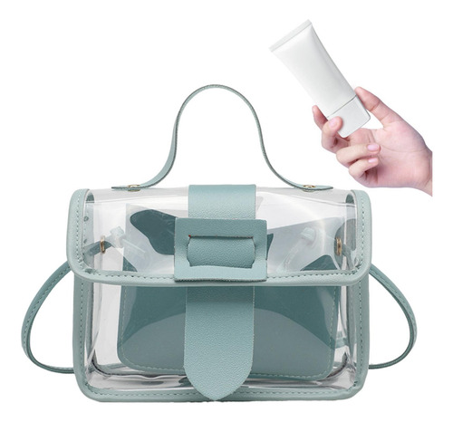 Bolsa De Mensajero Transparente, Monedero Transparente