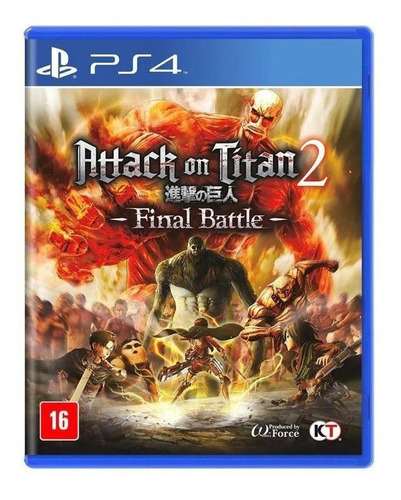 Imagem 1 de 2 de Attack on Titan 2: Final Battle Koei Tecmo America PS4  Físico