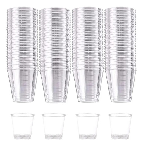 120 Vasos Acrílicos Plástico Shot 100ml Cotillón Fluor Neon
