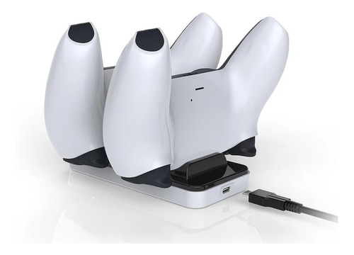 Base Premium Soporte Cargador Dual Para Controles De Ps5