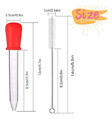 20 Pcs 5 Ml Liquid Droppers Silicone,silicone Plastic L...