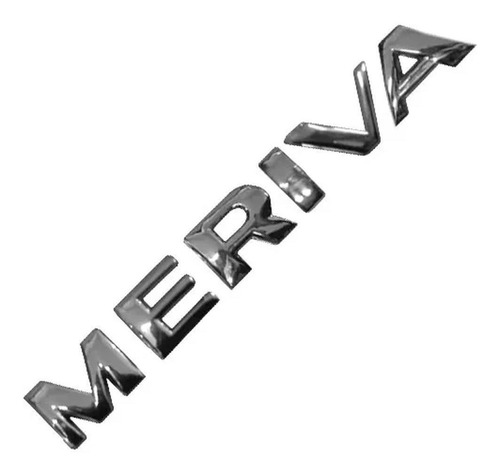Emblema Adesivo - Meriva - Chevrolet 02/... - Cromado