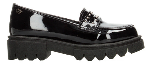 Zapato Casual Jakuna Con Plataforma Color Negro Para Niña