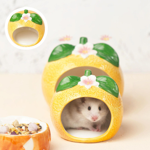 Ceramic Hamster House Nest Cave Linda Cabaña Para Animal S