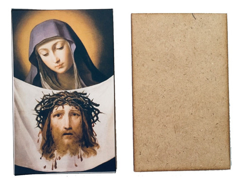 190 Cuadros Santa Veronica Rostro De Cristo 8.5x14cm (vm814)