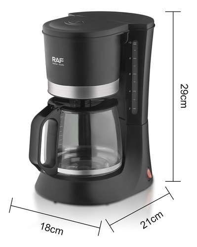 Cafetera Raf Básica 12 Tazas 700w R9132