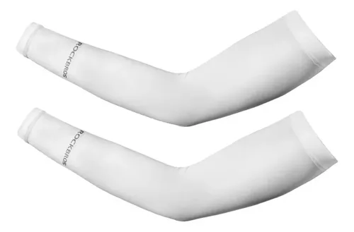 Manguito Proteção Uv Bike Ciclismo Moto Cor Branco Tamanho Único - R$ 22,78