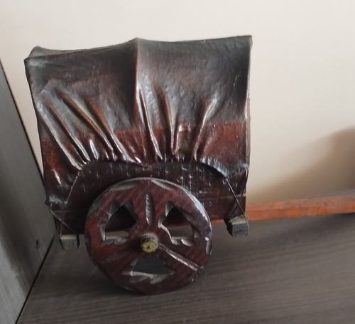 Carreta Antigua Adorno Gauchesco Con Libro De Regalo (Usado)