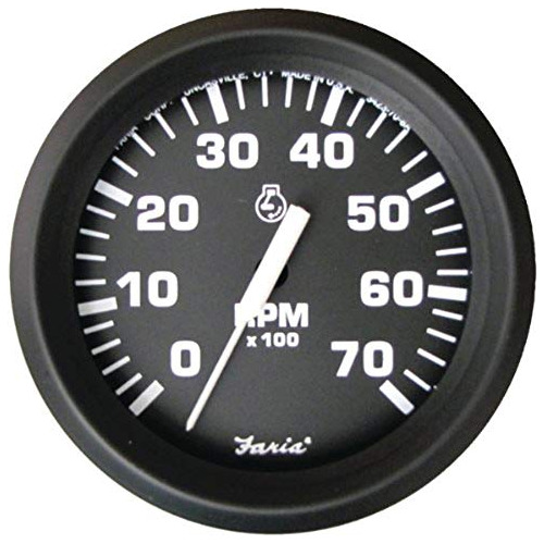 Tacómetro Euro 32805 (7000 Rpm) 4 , Negro