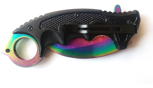 Imagen 2 de 9 de Cuchillo Tipo Karambit Navaja Táctica Supervivencia Cacería