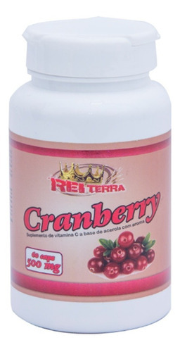 Cranberry 500mg  120 Cápsulas (rei Terra)
