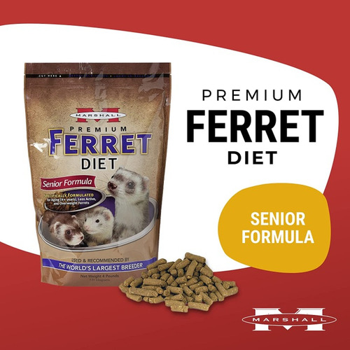 Alimento Huron Senior Marshall +4años Ferretdiet 1.8kg