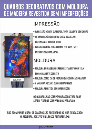 Imagem 4 de 8 de Quadro 50x70 Moldura Premium Cidade Moderno New York Cid05