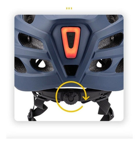 Capacete De Segurança De Ciclismo Ultraleve Com Luz Traseira