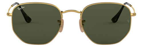 Lentes De Sol Ray Ban-hexagonal-gold-rb3548n