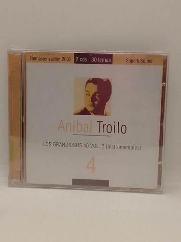 Aníbal Troilo Los Grandiosos 40  Vol2 Instrumentales Cd X 2