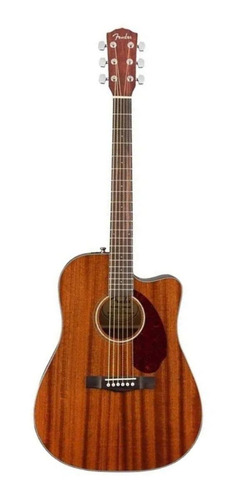 Guitarra electroacústica Fender Classic Design CD-140SCE All-Mahogany caoba natural derecha