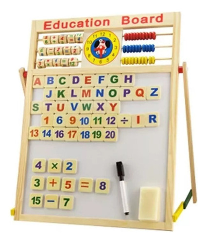 . Tablero Infantil Magnético 2 En 1 Con Accesorios