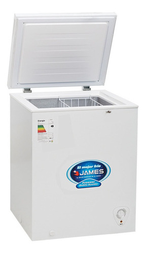 Freezer Heladera James 150 Horizontal Doble Accion Sensacion Color Blanco