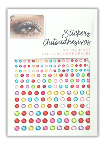 Strass Autoadhesivos Cristales Rostro Ojos Face Stickers