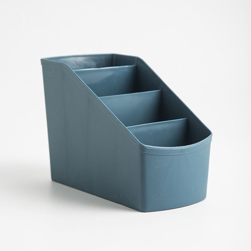 Soporte Para Bolígrafos De Escritorio, Azul, Caja De Almacen