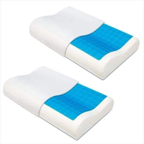 Set X2 Almohada Gel Ortopédica Cool Pillow Restform 