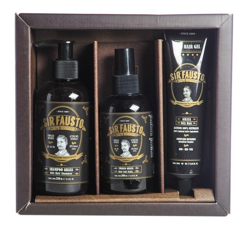 Sir Fausto Magistral Cabello Graso Shampoo Tónico Gel 6c