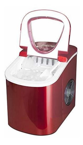 Imagen 2 de 2 de Frigidaire Efic108-compacto Rojo Fábrica De Hielo (rojo).