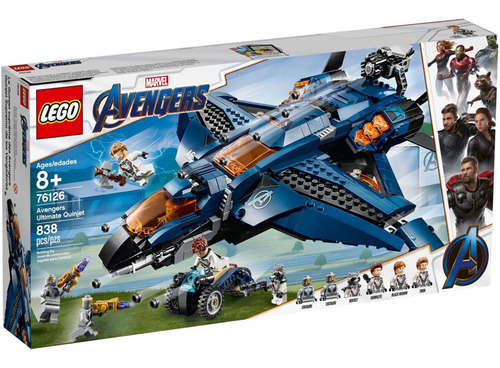 Lego Marvel Super Heroes 76126 Quinjet Dos Vingadores