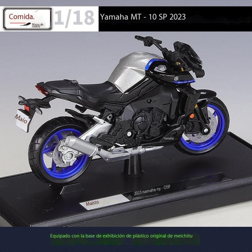 Modelo De Motocicleta Yamaha Mt-10sp Alloy (com Base)