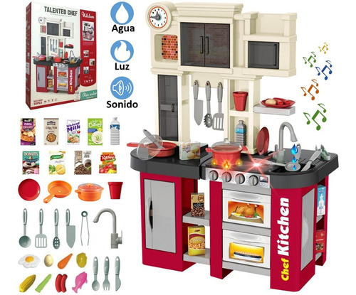 Cocina Cocinita Juguete Utensilios Chef Infantil Imaginacion | Envío gratis Cocina Cocinita Juguete Utensilios Chef Infantil Imaginacion | Envío gratis