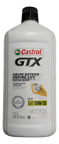 Aceite Castrol Gtx 10w-30 Botella 946ml
