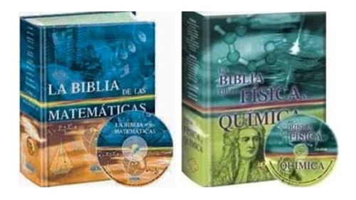 Oferta: 2 Libros Biblia Matemáticas + Biblia Fisica Quimica