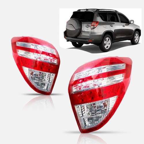 Par Lanterna Rav4 2008 2009 2010 2011 2012 Com Led