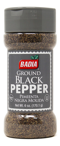 Badia Ground Black Pepper Pimienta Negra Molida 56.7g