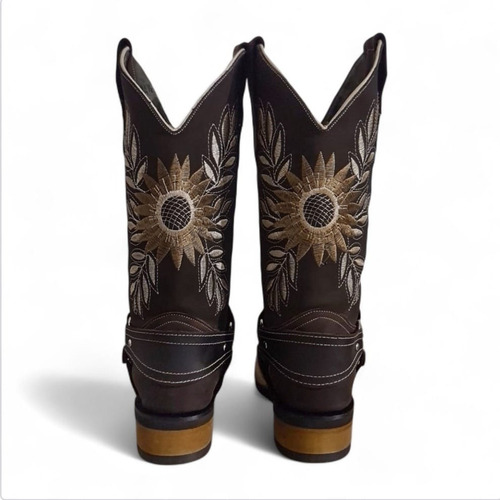 Bota Rodeo Vaquera Dama Cuero Sara Franco