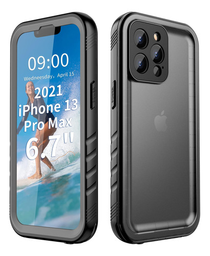 Funda Cozycase Para iPhone 13 Pro Max-negro