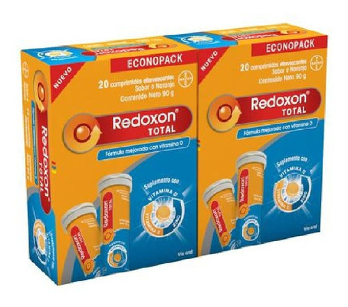 Redoxon Total Suplemento Complemento Vitamina X 40 Unidades