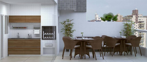 Imagem 12 de 15 de Apartamento, 3 Dorms Com 101.28 M² - Ocian - Praia Grande - Ref.: Mec58 - Mec58