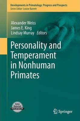 Libro Personality And Temperament In Nonhuman Primates - ...