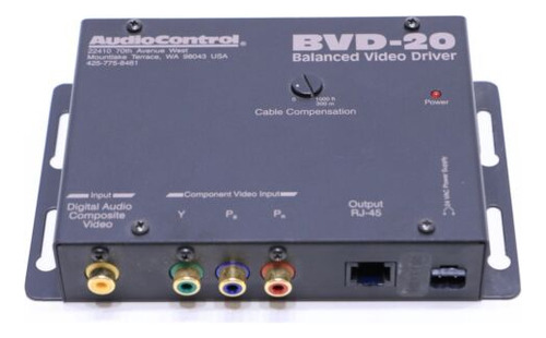 C Audiocontrol Bvd-20 Balanced Video Driver Ddh