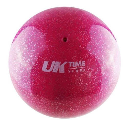 Balón Gimnasia Rítmica Glitter Liso 6  Uktime Rosa