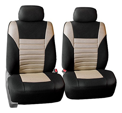 Fh Group Car Seat Covers Front Set Premium 3d Air Mesh - Low